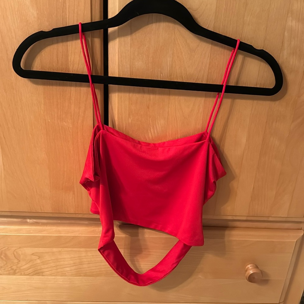 Red, Shein tank top